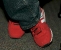 Treys red shoes